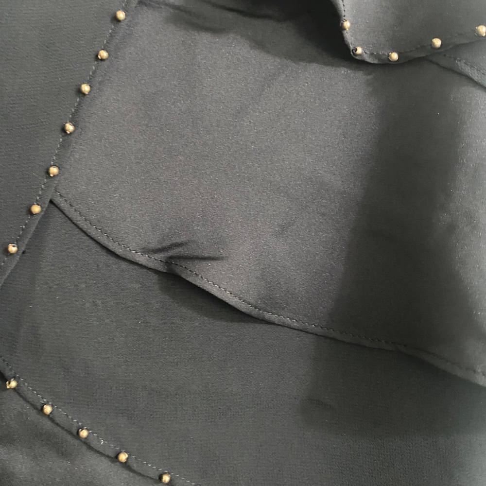 PLUS sized Cute and sexy black tiered embellished camisole/tank NWT 18 - Picture 2 of 8